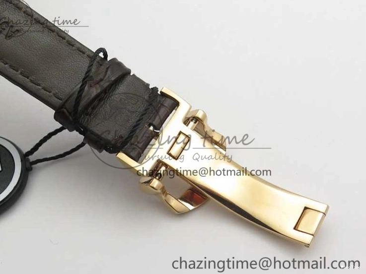 MIROTIME 0411 Efficient Portofino Chrono RG ZF 1:1 Best Edition White Dial on Brown Leather Strap A 7151